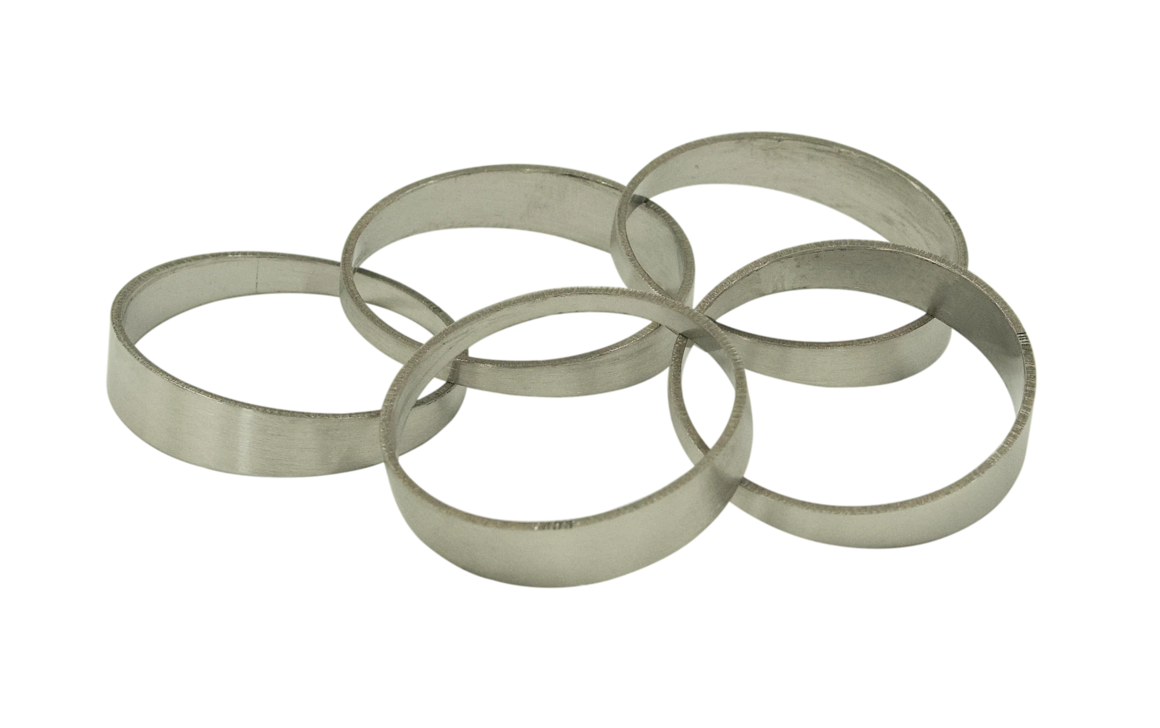 1.75inch Pie Cuts Brushed Stainless Steel 45Deg 1D