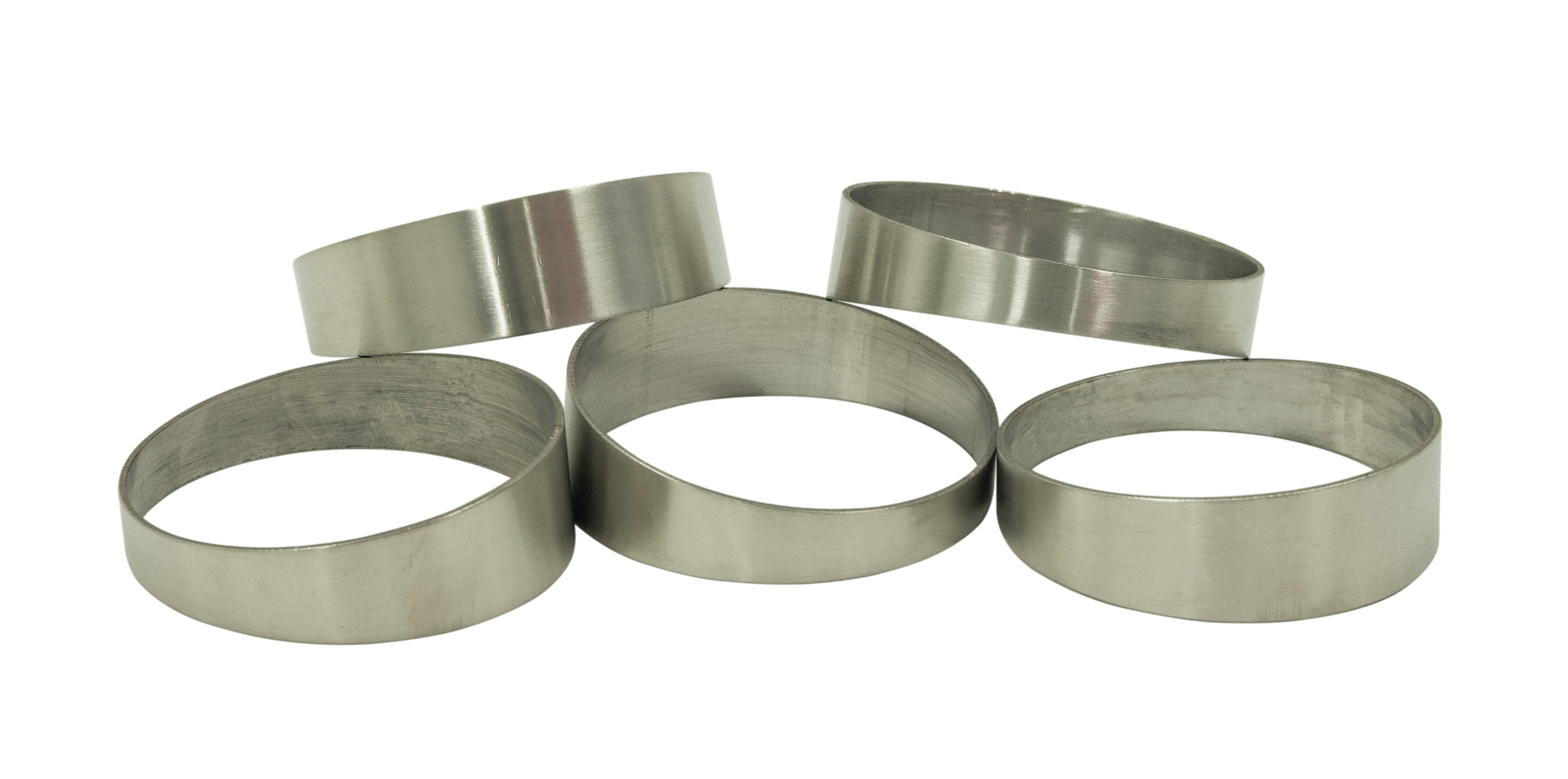 2.25inch Pie Cuts Brushed Stainless Steel 45' 1.5D