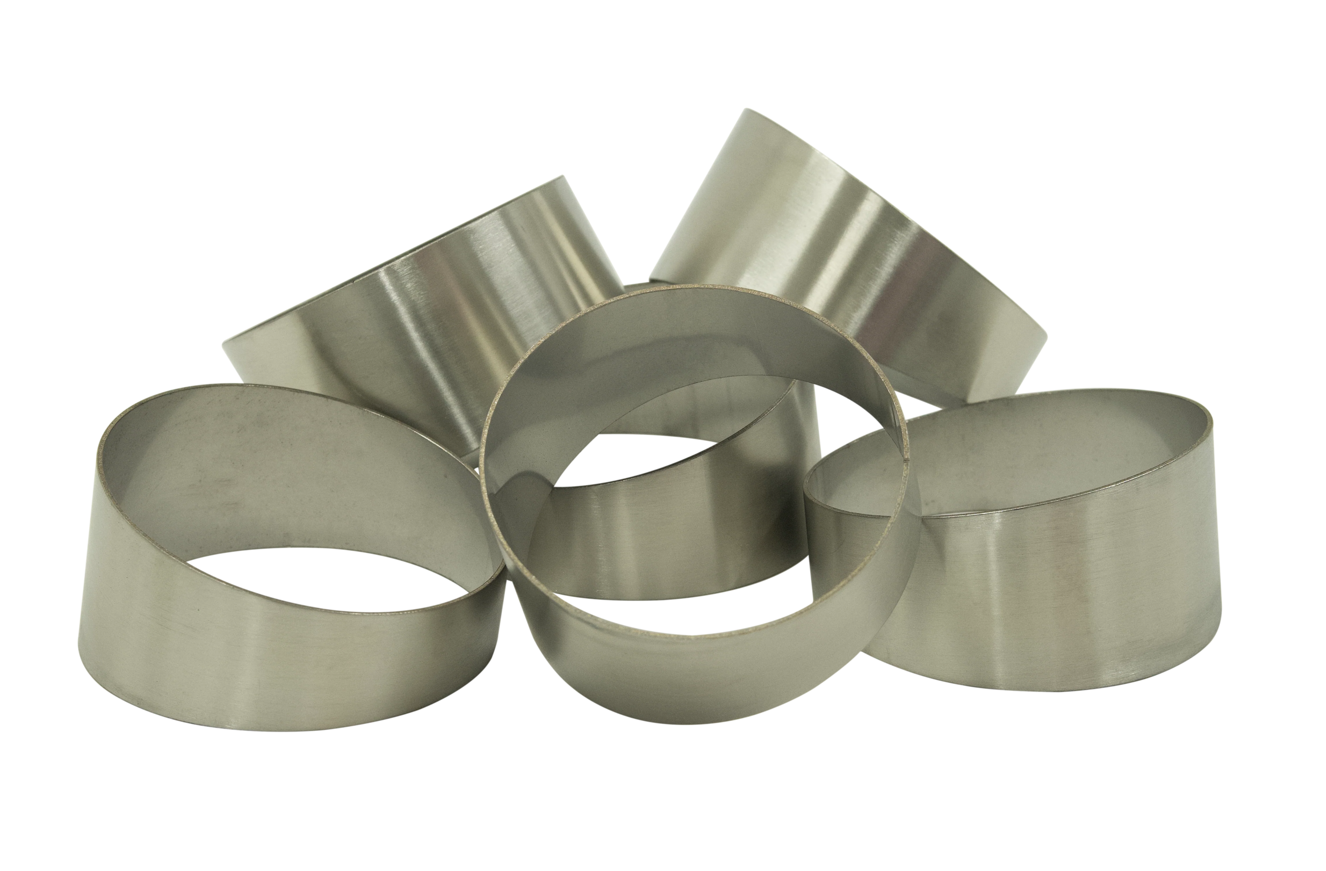 3.5inch Pie Cuts Brushed Stainless Steel 90' 1.5D