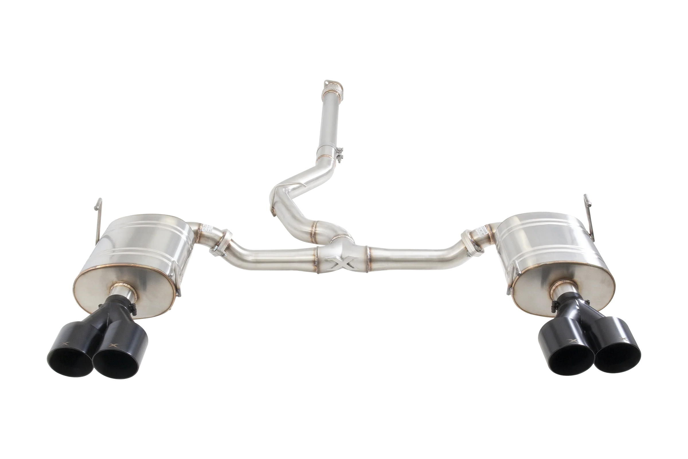 Subaru WRX Sedan VB Cat Back Exhaust System with Black Tips - Image 3