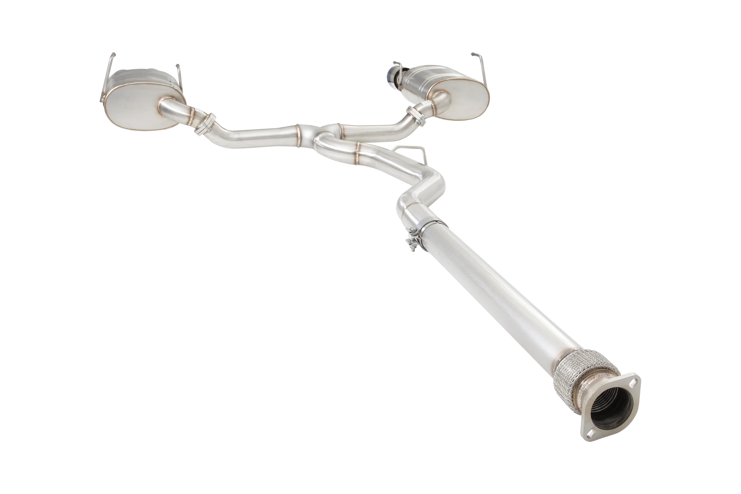 Subaru WRX Sedan VB Cat Back Exhaust System with Burnt Blue Tips - Image 3