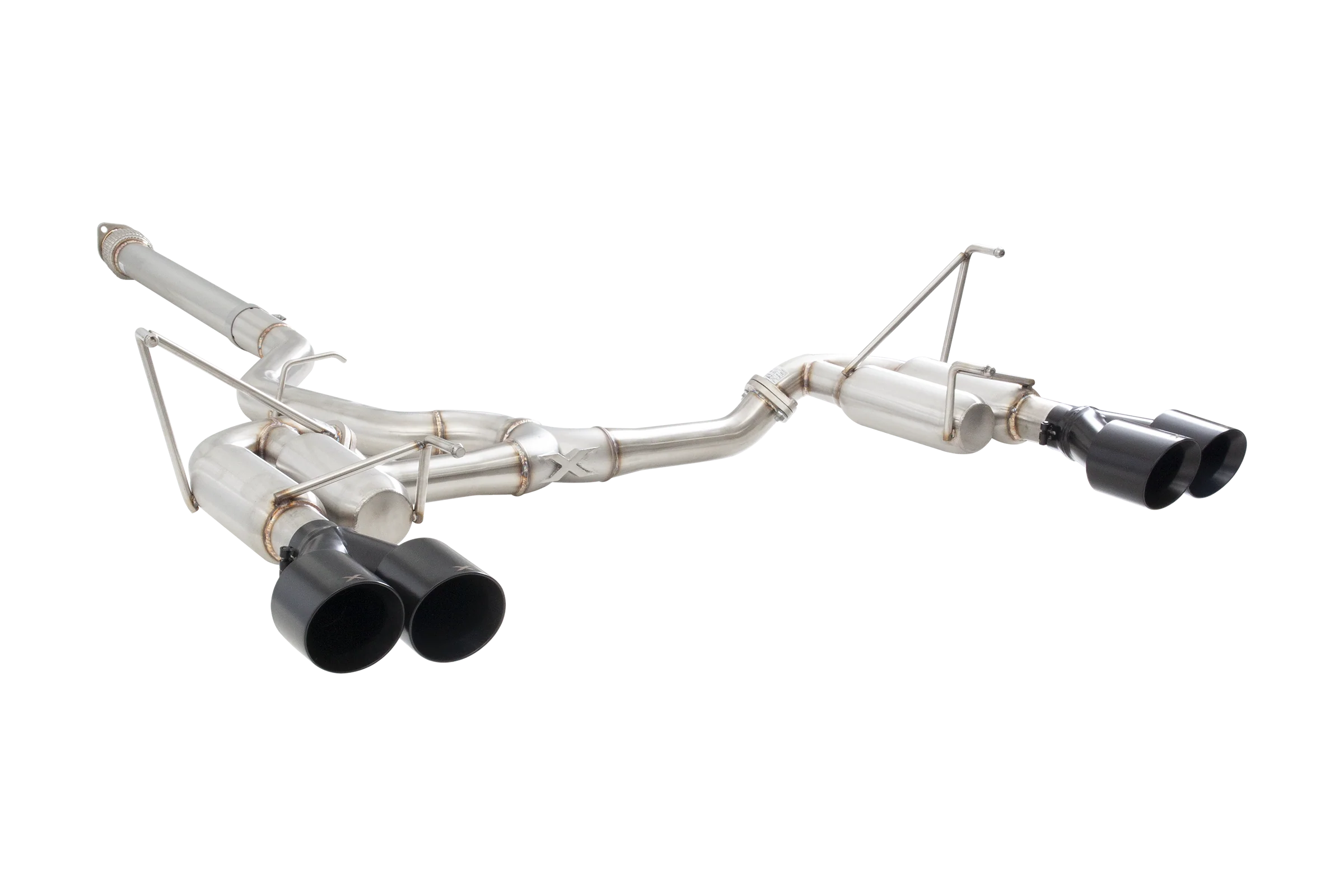 Subaru WRX Sedan VB Race Cat Back Exhaust System with Black Tips - Image 4