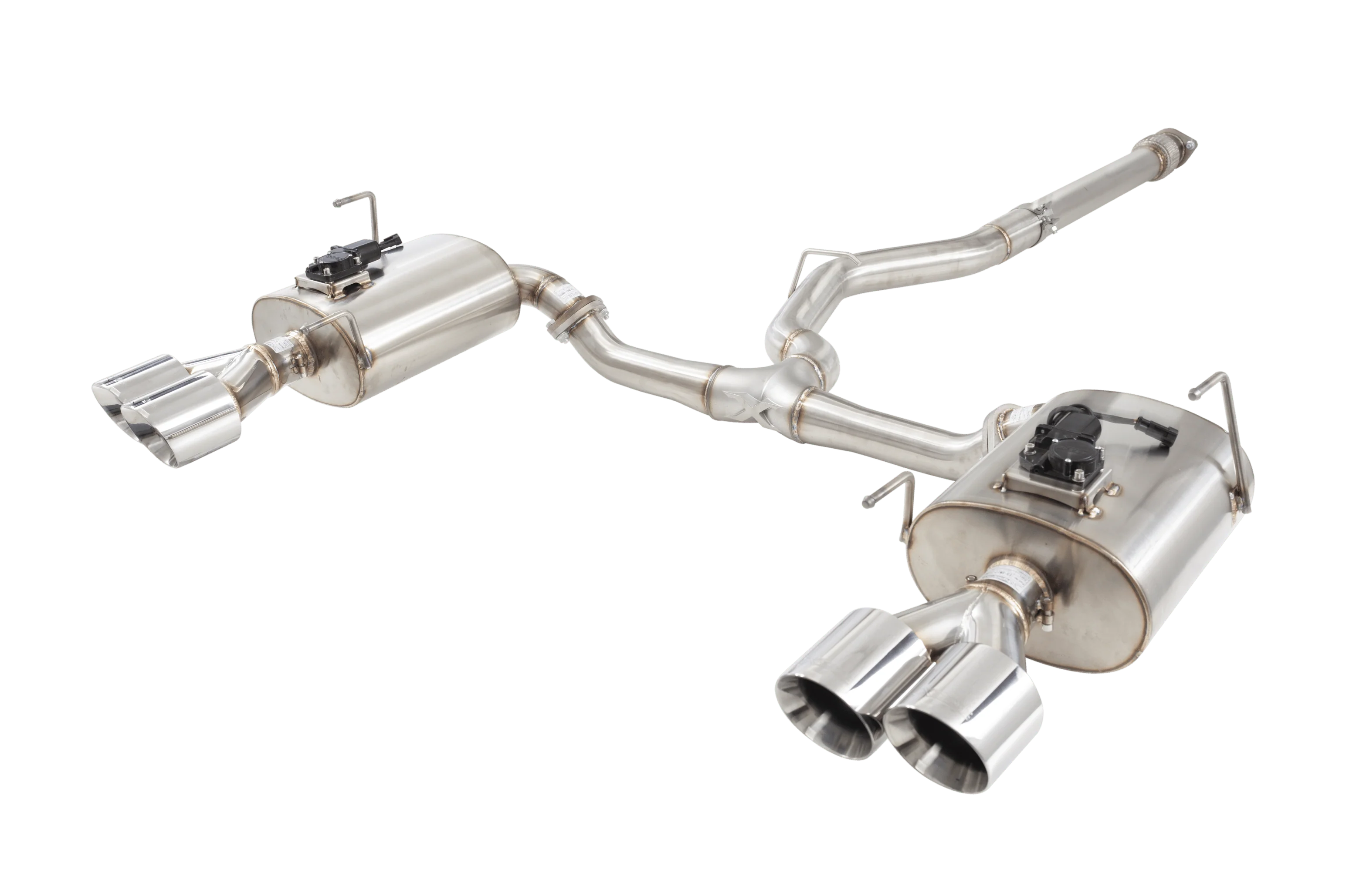 SUBARU WRX SEDAN VB Varex WR Valved Cat Back Exhaust System with Polished Tips