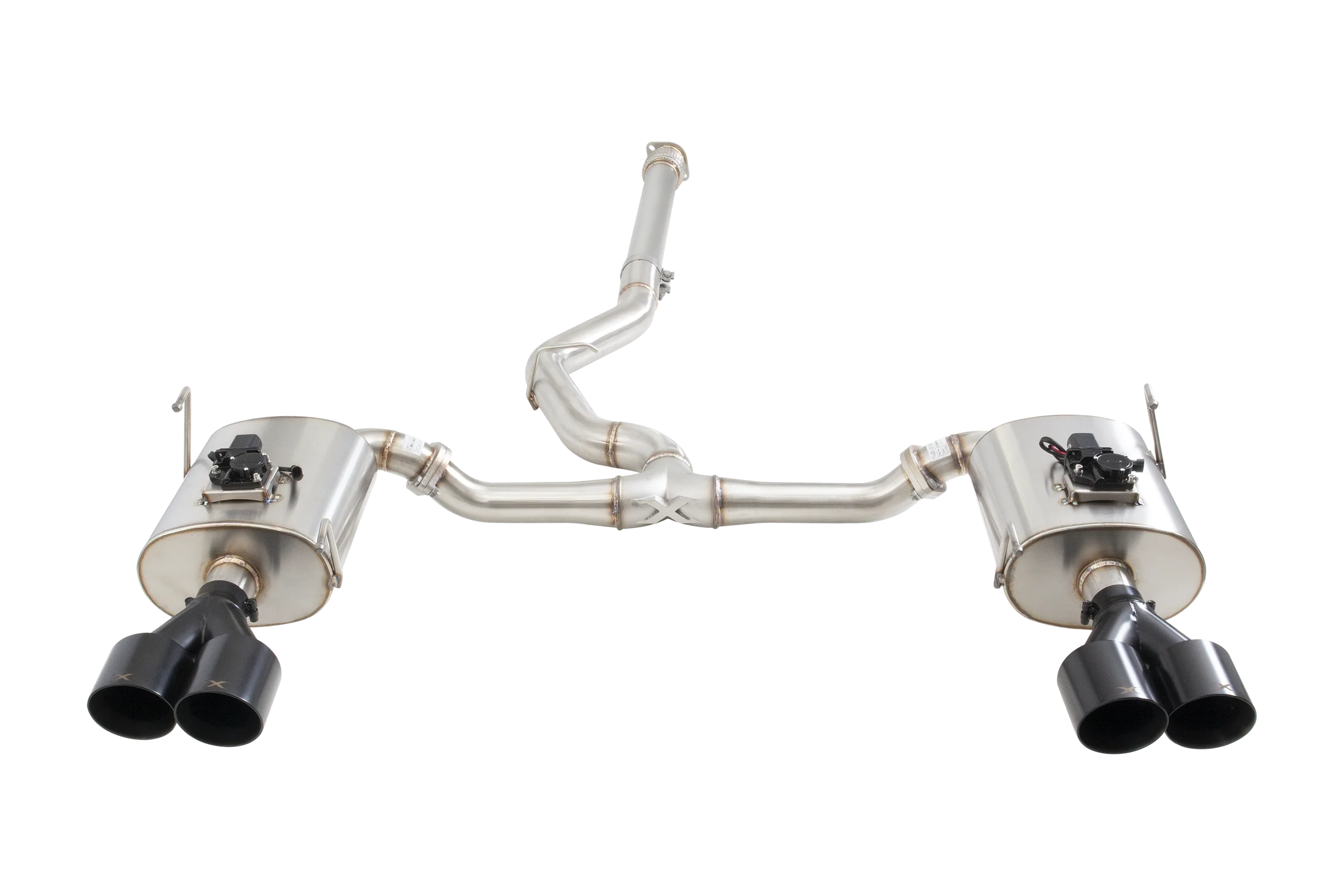 SUBARU WRX SEDAN VB Varex WR Valved Cat Back Exhaust System with Black Tips - Image 3