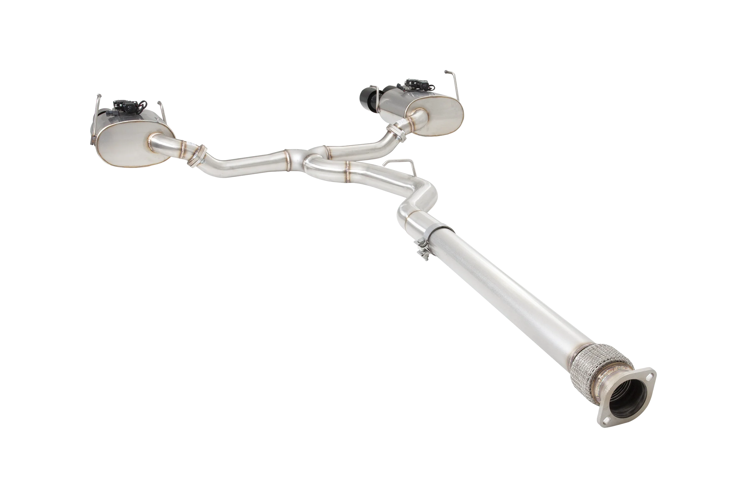 SUBARU WRX SEDAN VB Varex WR Valved Cat Back Exhaust System with Black Tips - Image 4