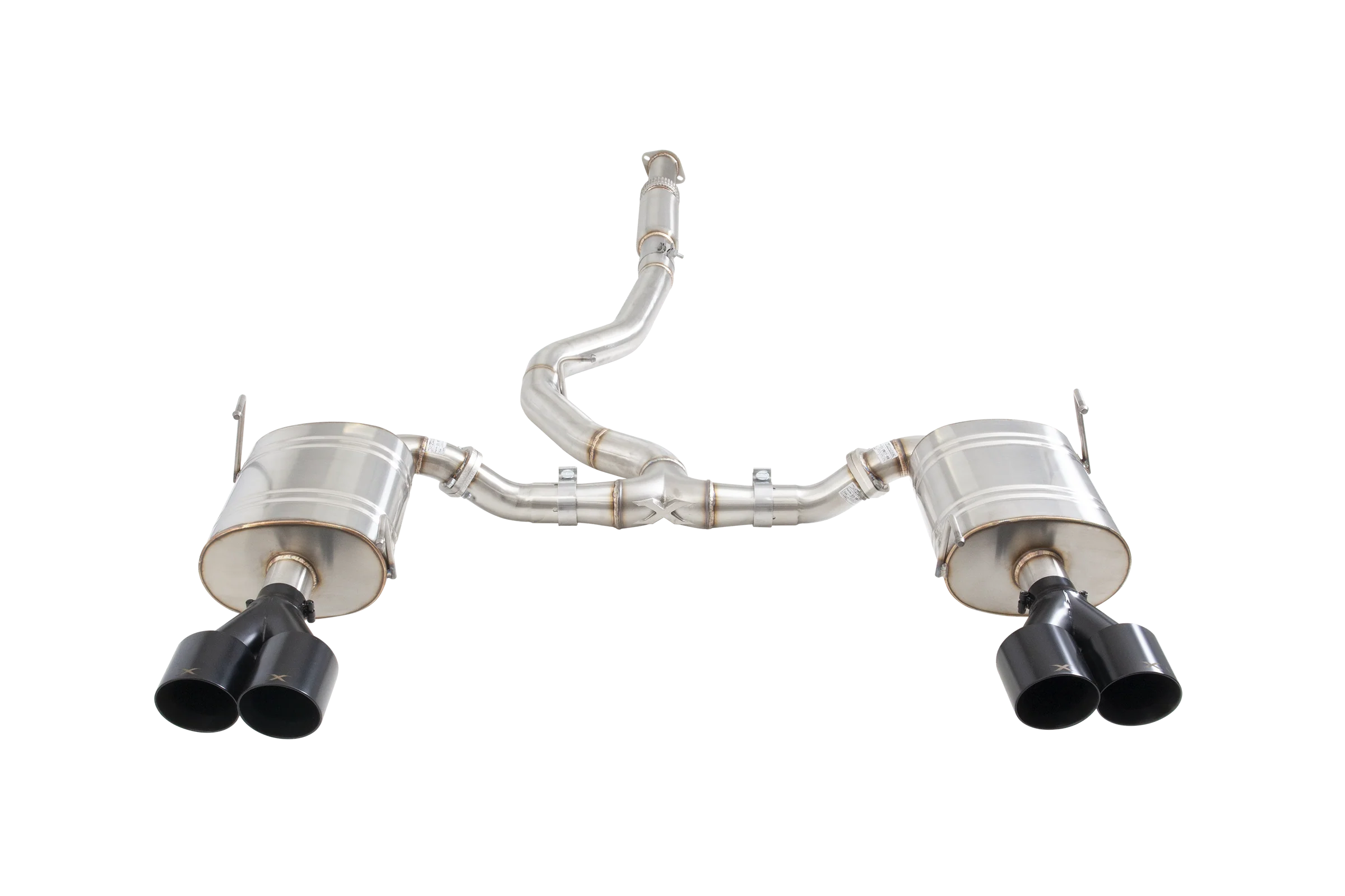 Subaru WRX STI G3 VA Sedan Cat Back Exhaust with Black Tips - Image 3