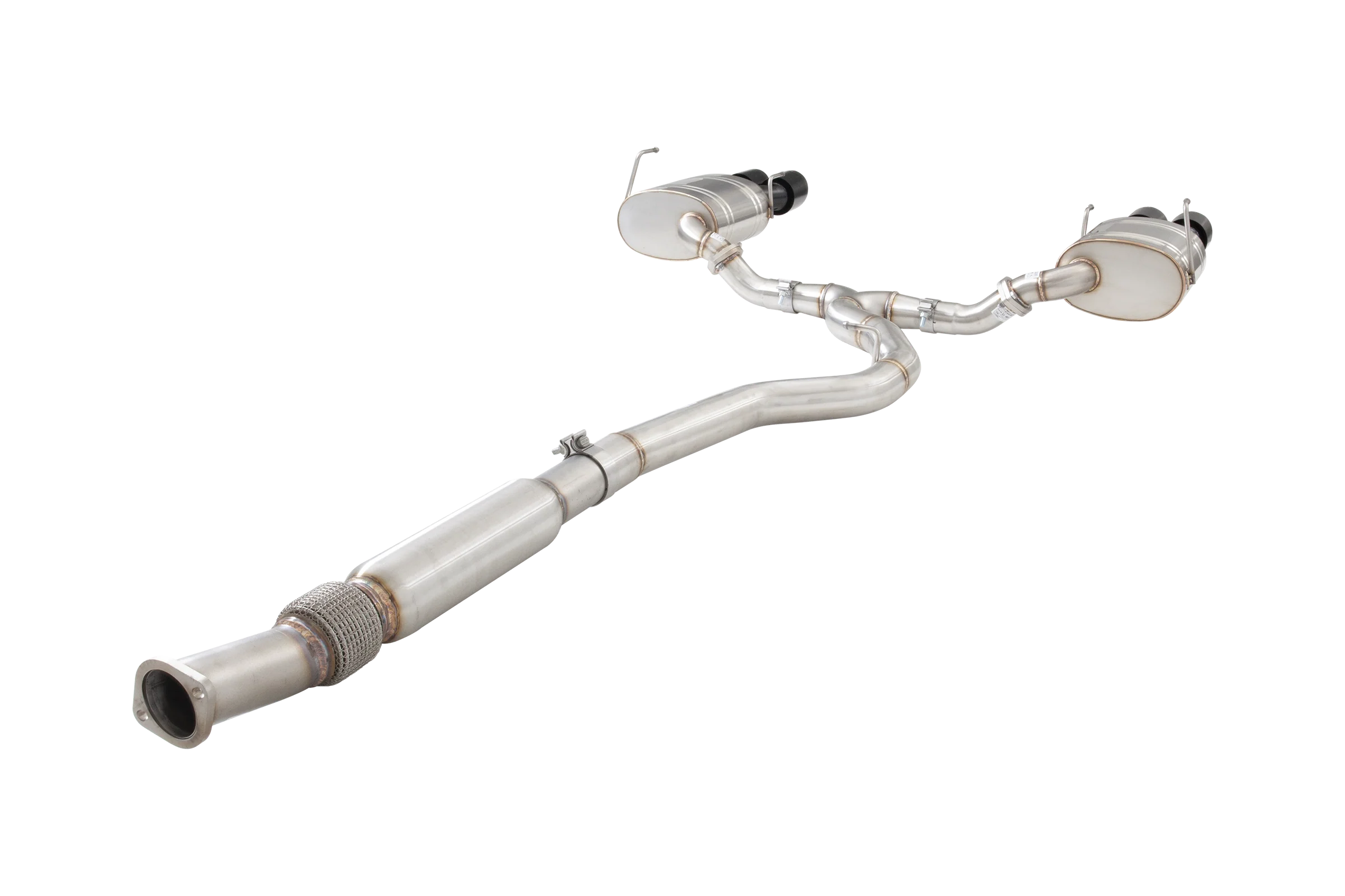 Subaru WRX STI G3 VA Sedan Cat Back Exhaust with Black Tips - Image 4
