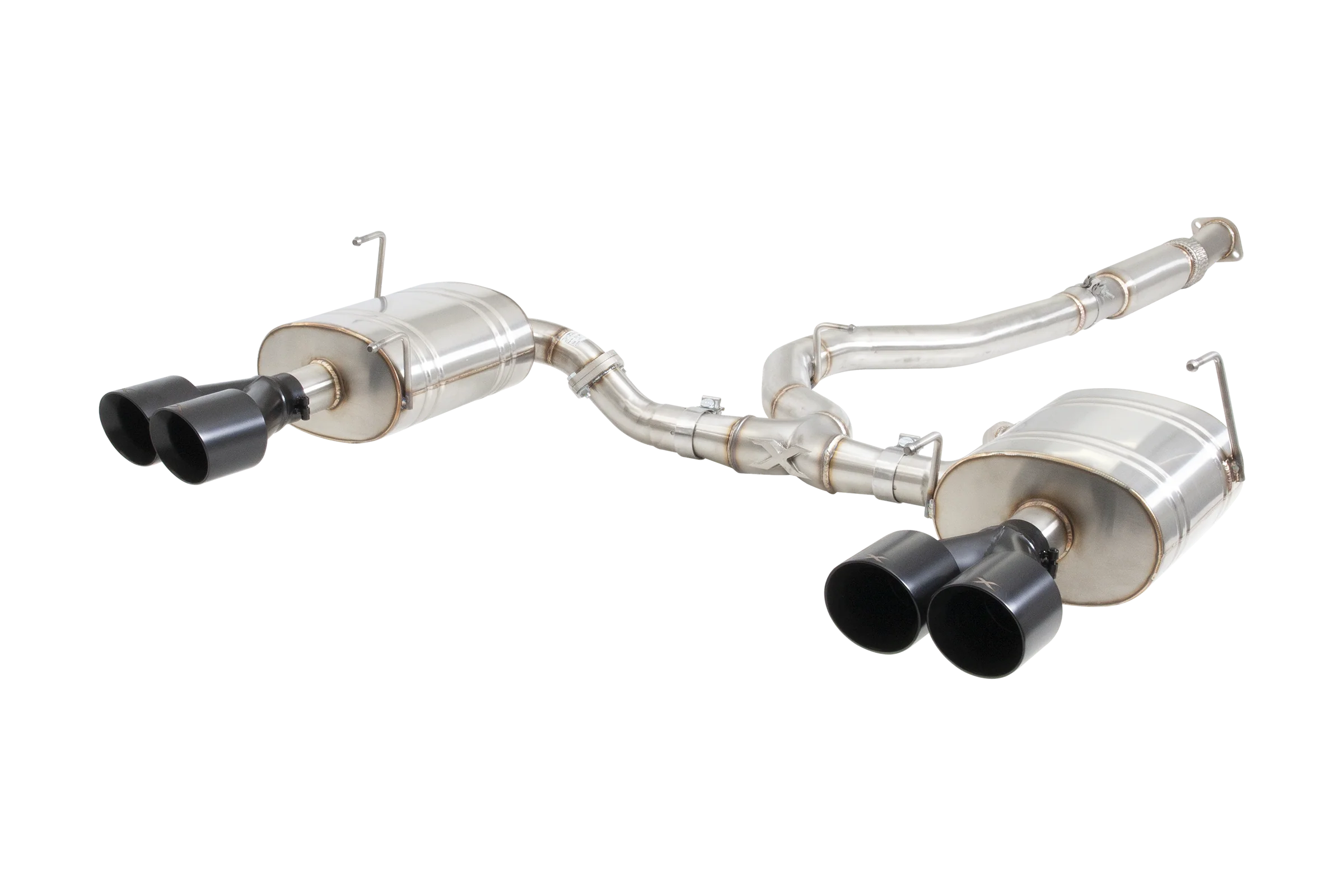 Subaru WRX STI G3 VA Sedan Cat Back Exhaust with Black Tips - Image 5
