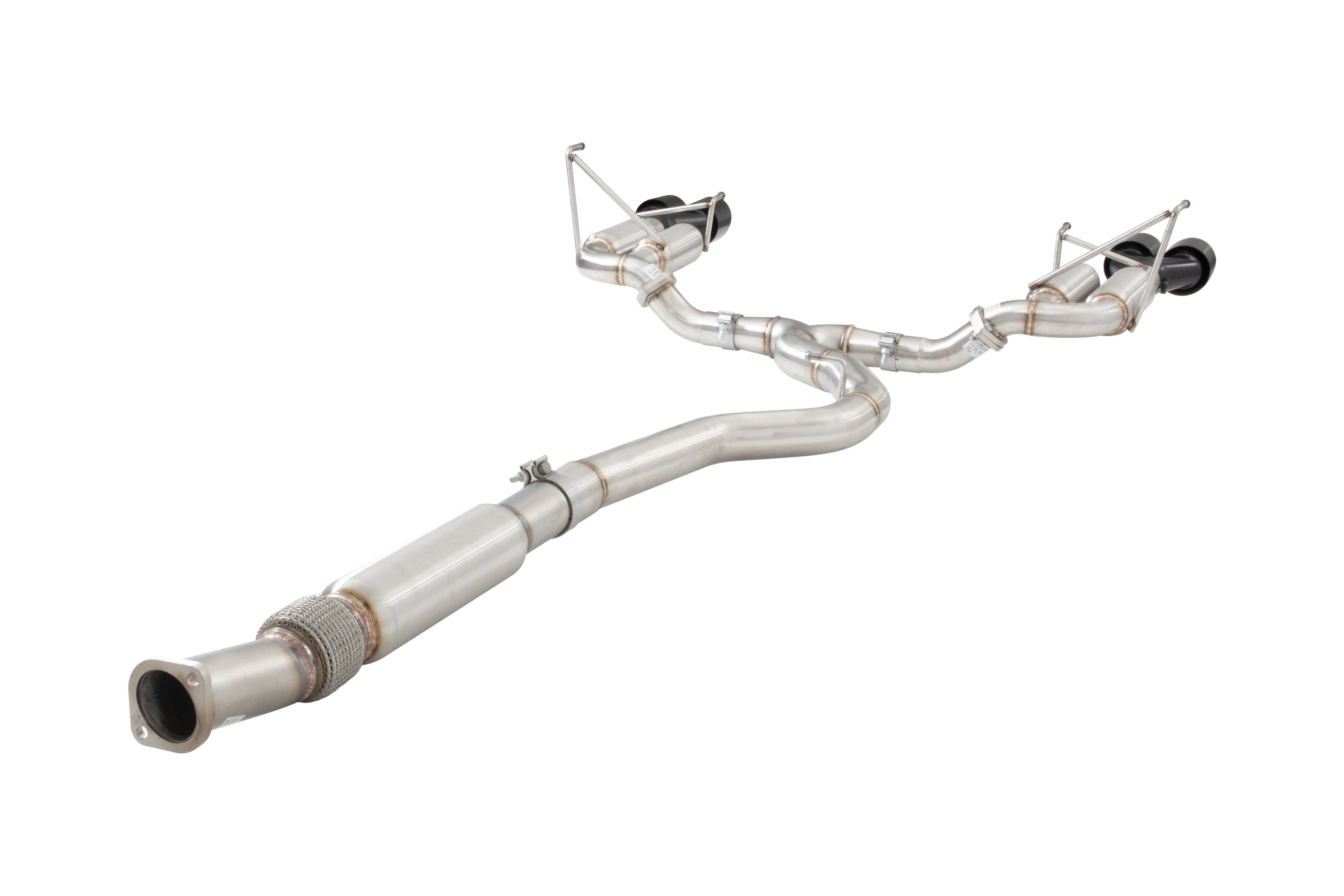 Subaru WRX STI G3 VA Sedan Race Cat Back Exhaust with Black Tips - Image 5