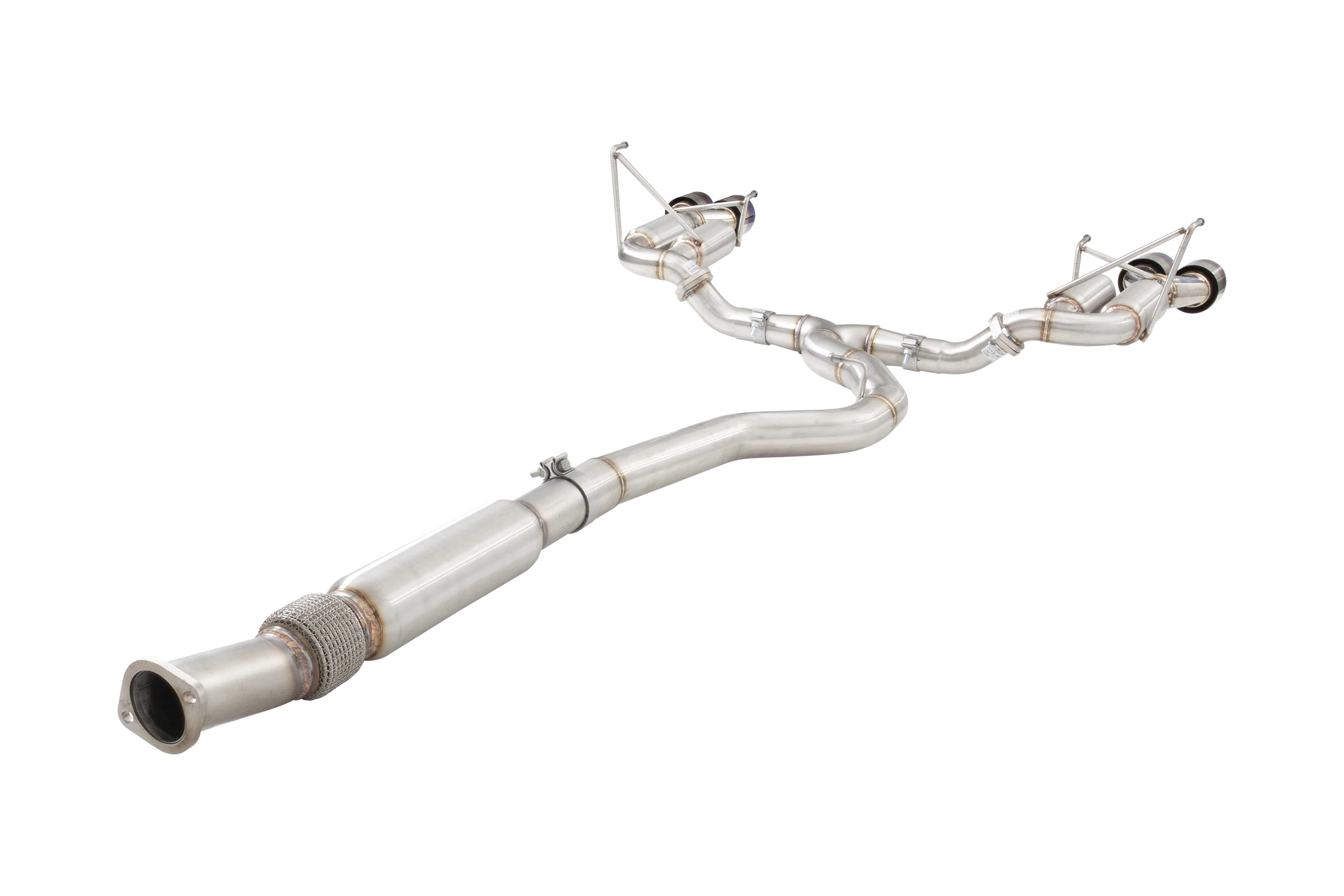 Subaru WRX STI G3 VA Sedan Race Cat Back Exhaust with Burnt Blue Tips - Image 4