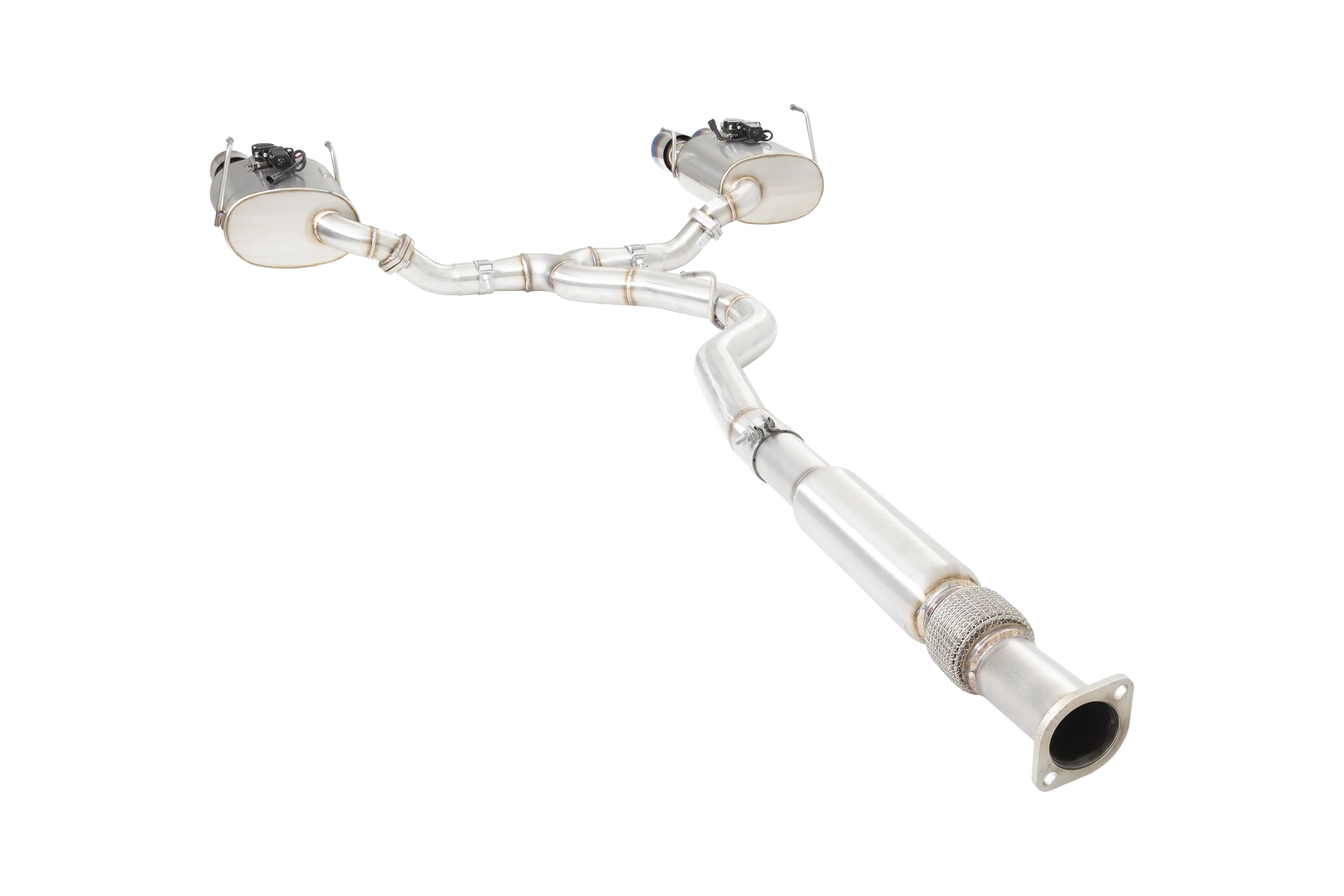 Subaru WRX / STI G3, VA Sedan WR Varex Valved Cat Back Exhaust with Burnt Blue Tips - Image 3