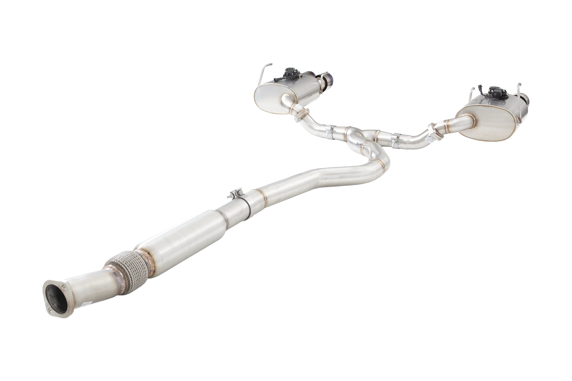 Subaru WRX / STI G3, VA Sedan WR Varex Valved Cat Back Exhaust with Burnt Blue Tips - Image 5