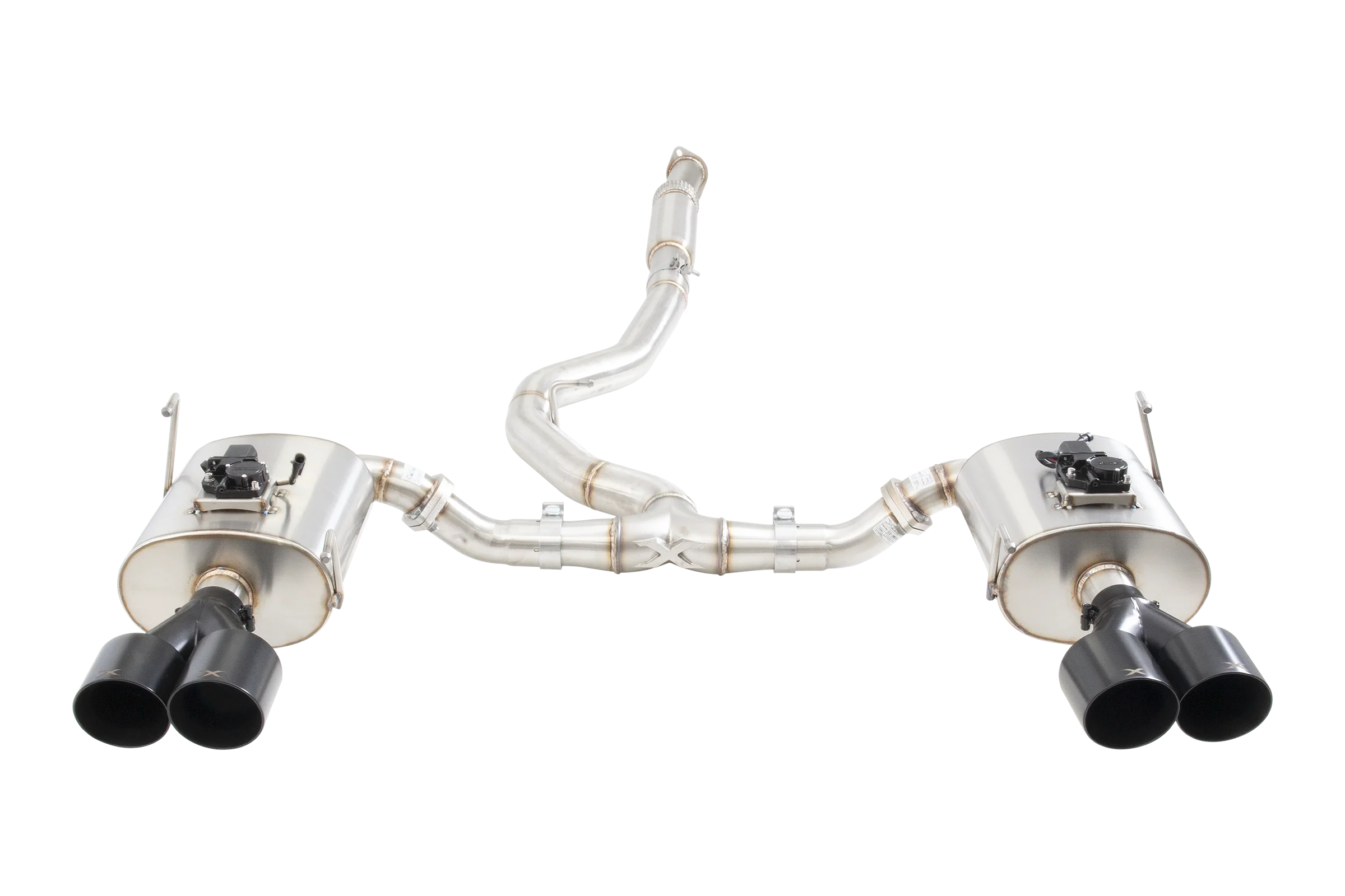 Subaru WRX / STI G3, VA Sedan WR Varex Valved Cat Back Exhaust with Black Tips - Image 3
