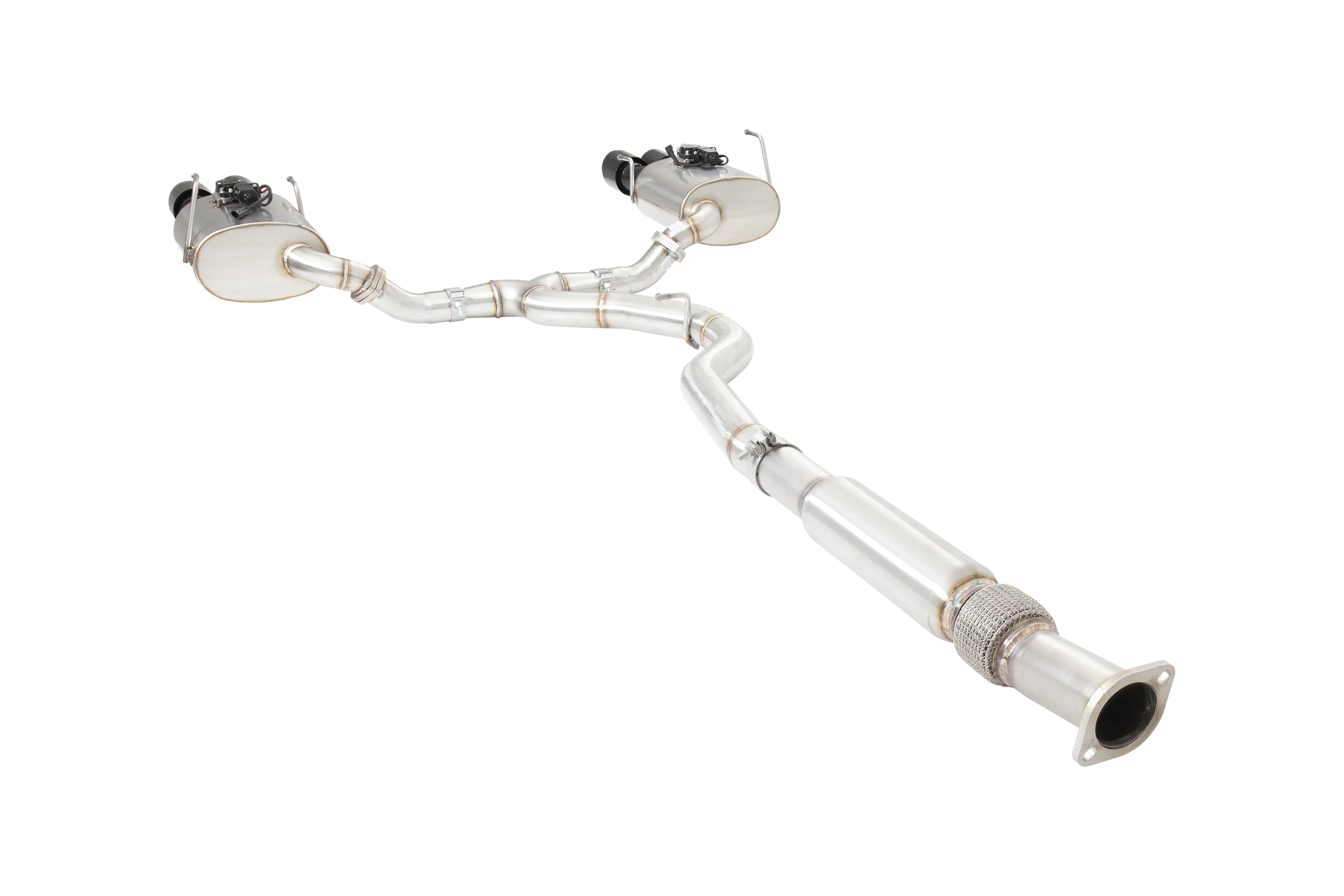 Subaru WRX / STI G3, VA Sedan WR Varex Valved Cat Back Exhaust with Black Tips - Image 4