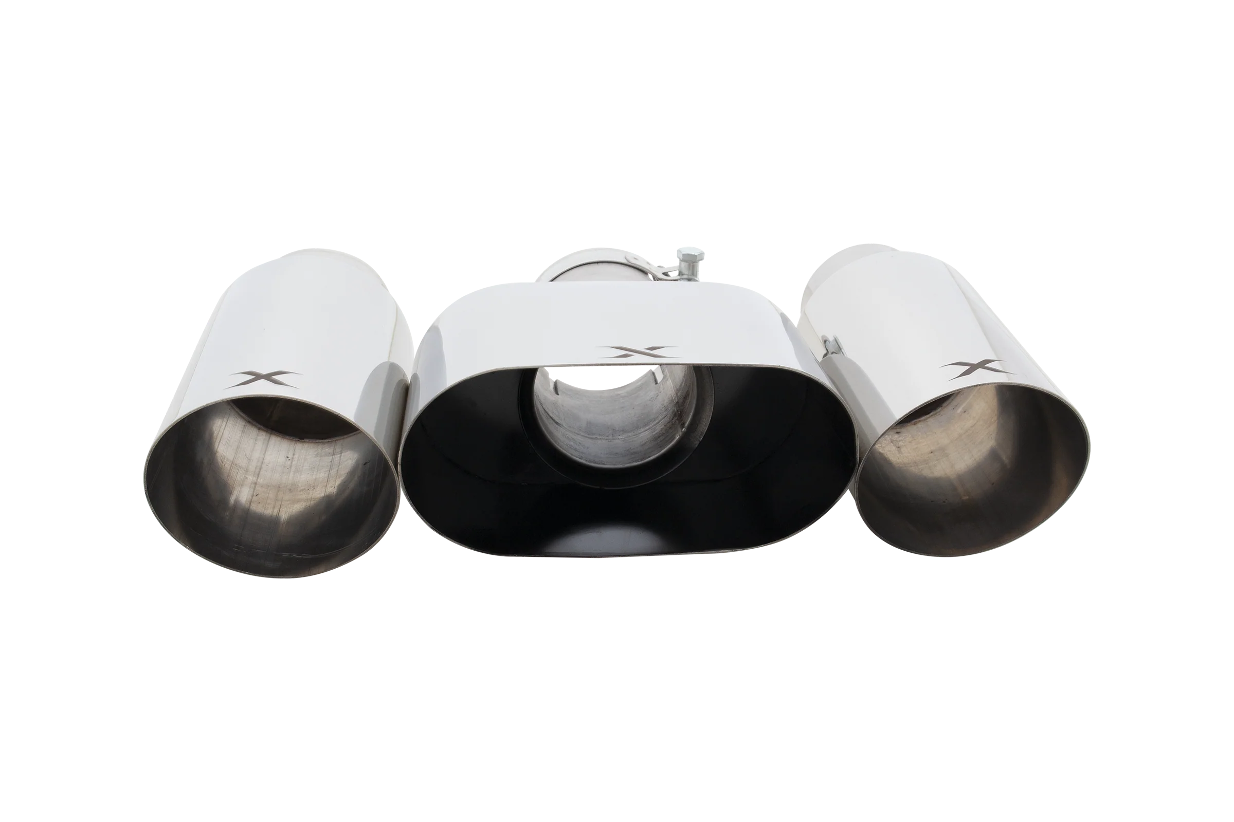 Toyota Corolla GR Polished OEM Style Single Wall Angle Cut Tips - Image 3