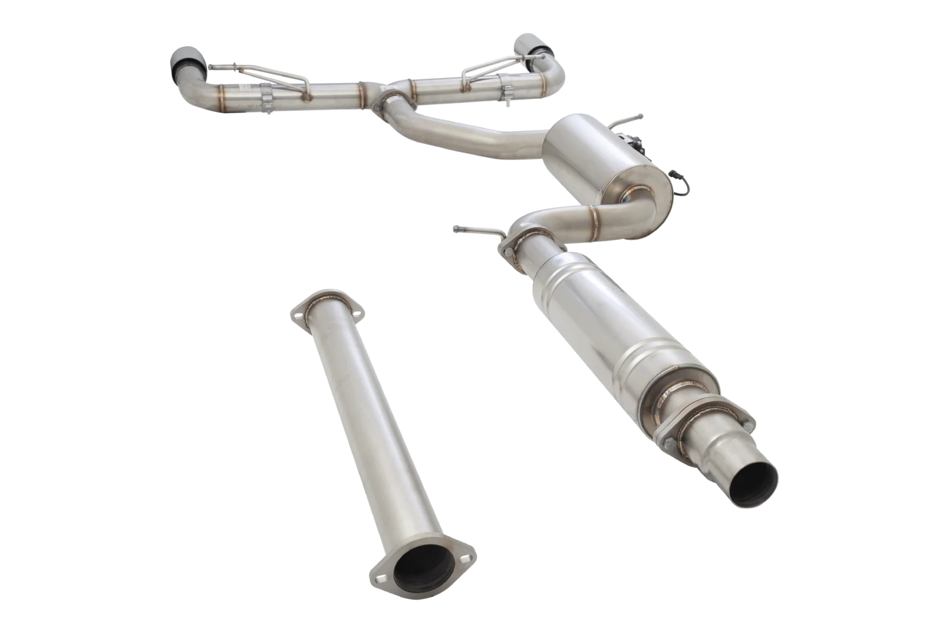 VW Golf GTI MK 7 To 8 Cat Back Exhaust System With Varex Valved Muffler - Image 3