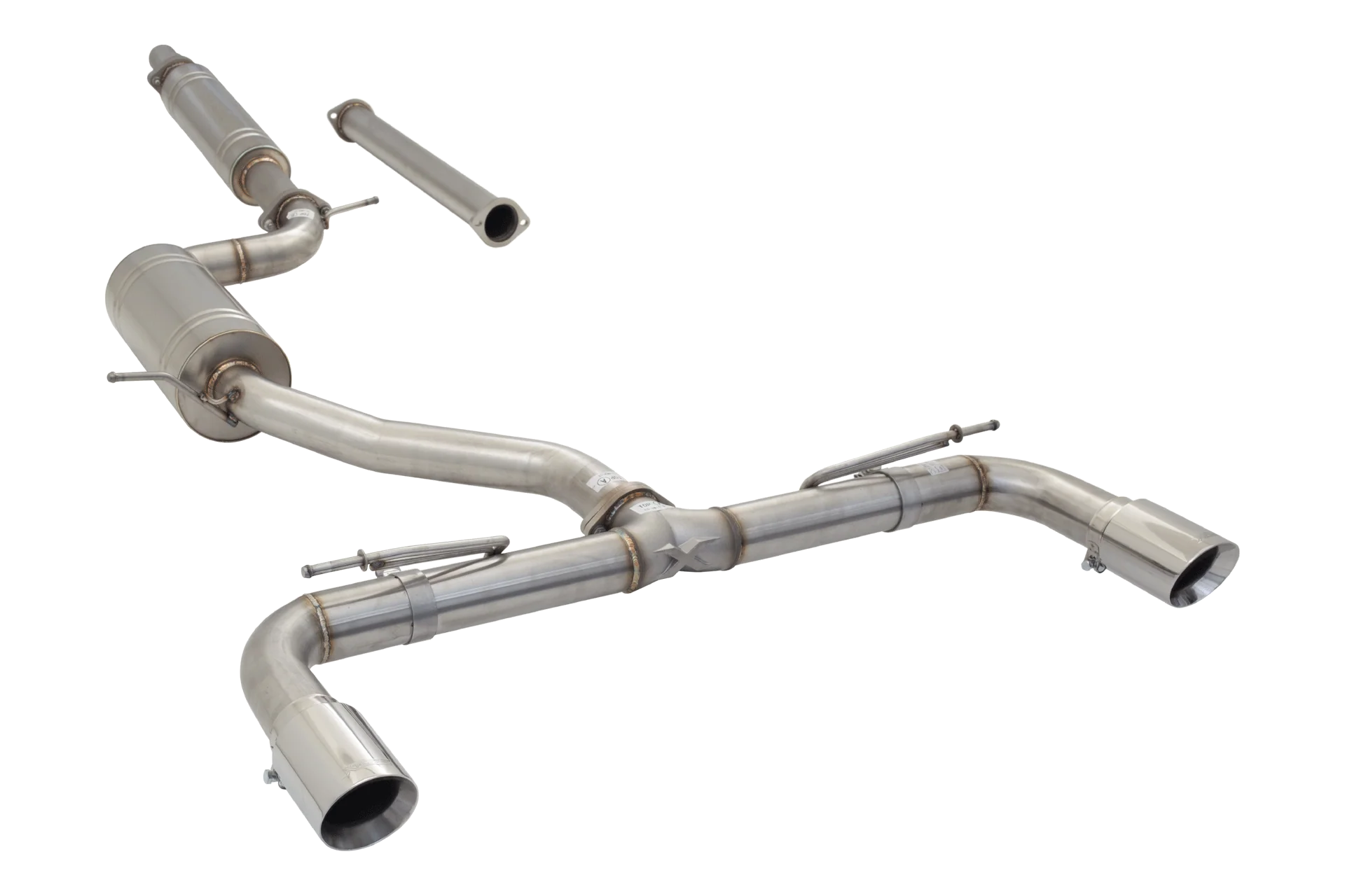 VW Golf GTI MK7 to MK8 Cat Back Exhaust System - Image 2