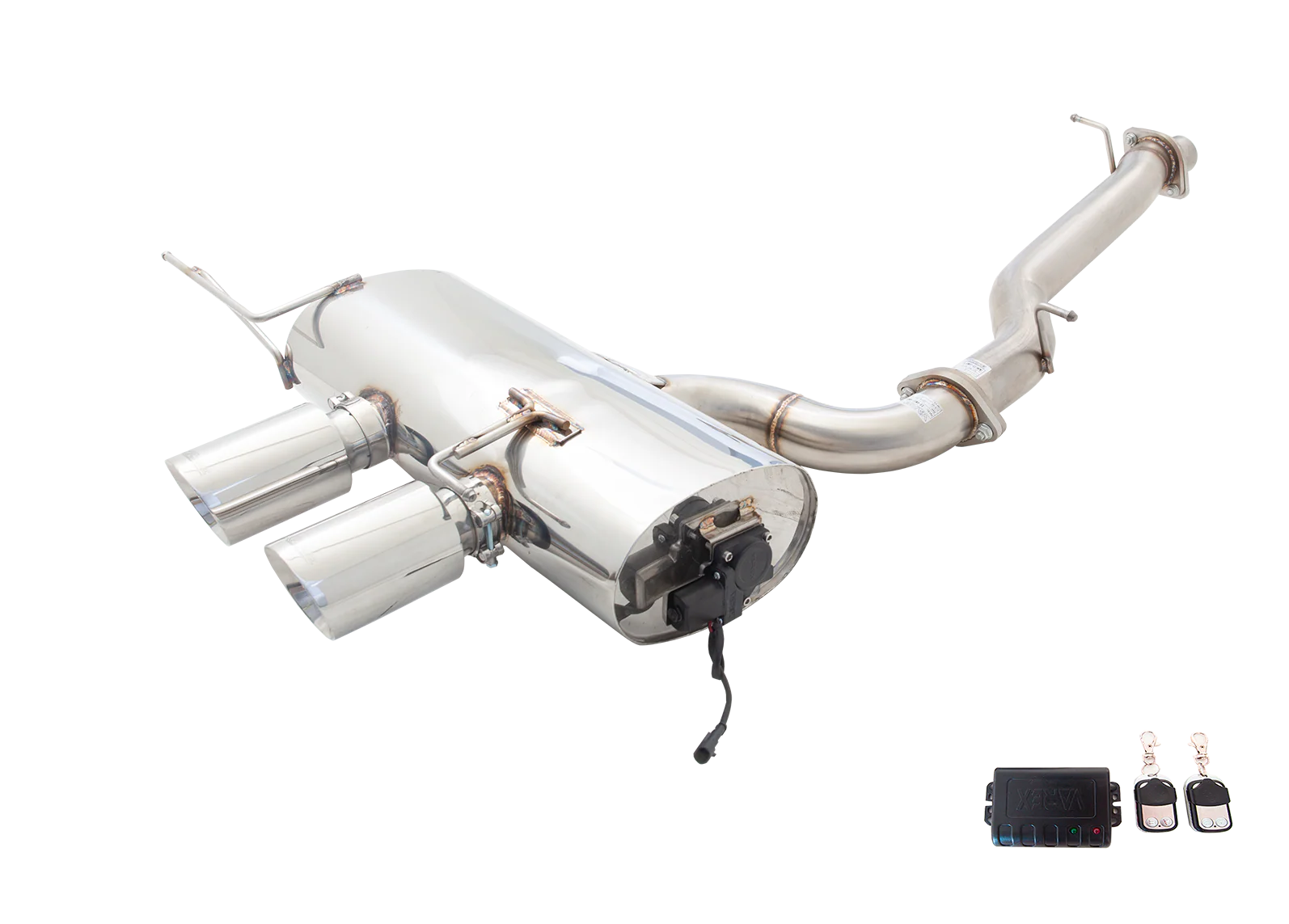 VW Golf R MK6 Varex Valved Cat Back Exhaust System - Image 3