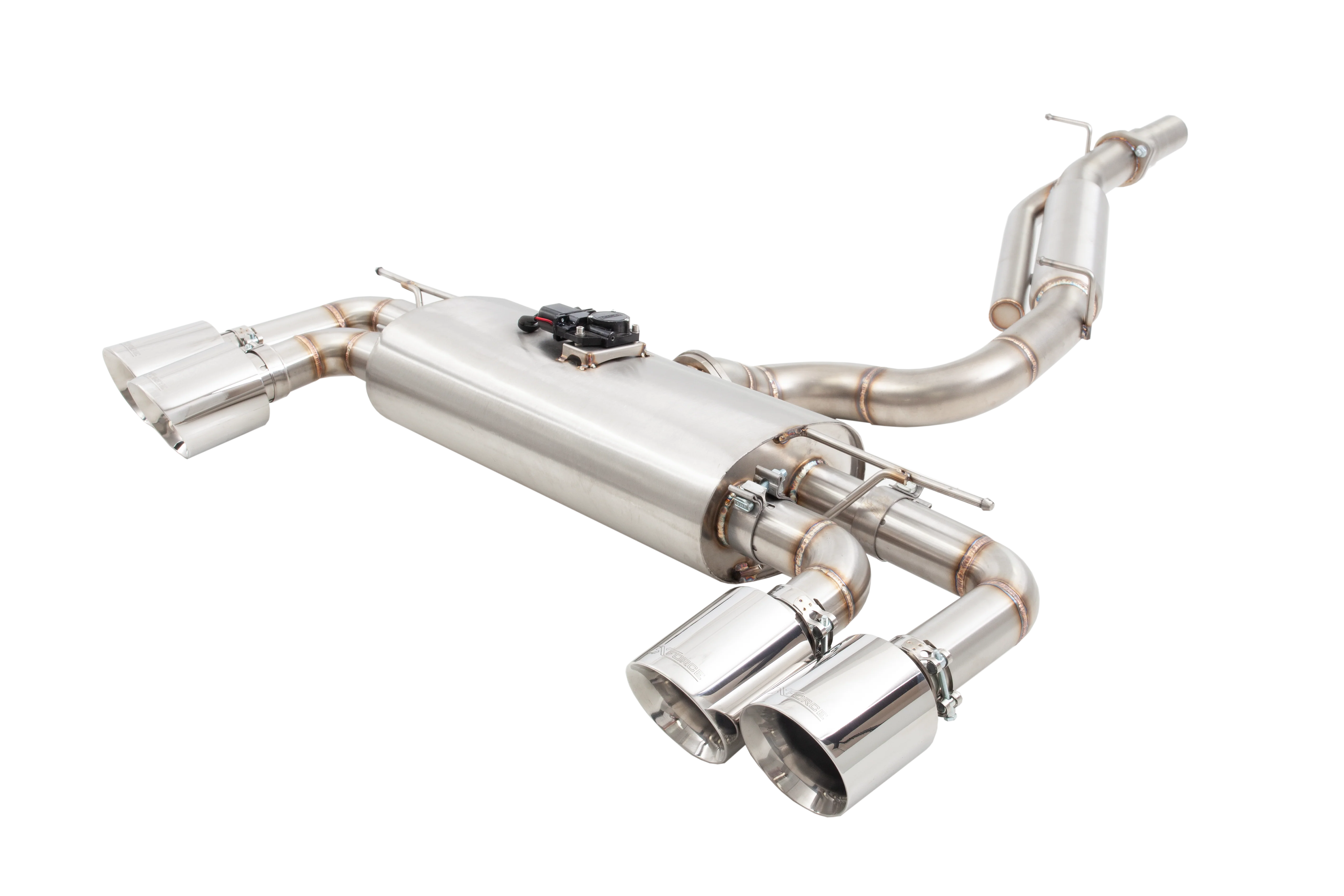 VW Golf R MK8 Varex Valved Cat Back Exhaust System - Image 2