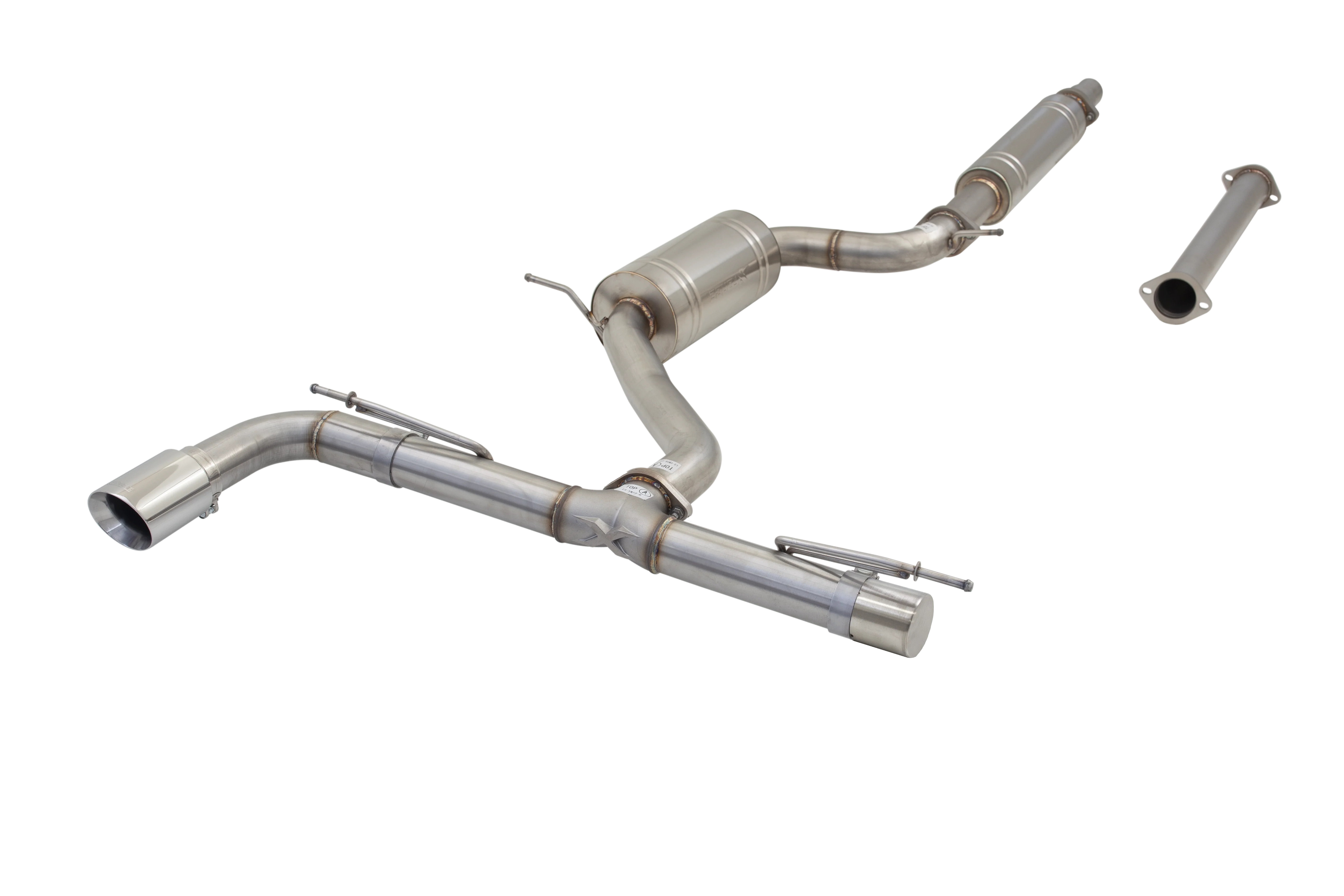 VW GOLF TSI MK7 to MK8 Cat Back Exhaust System - Image 2